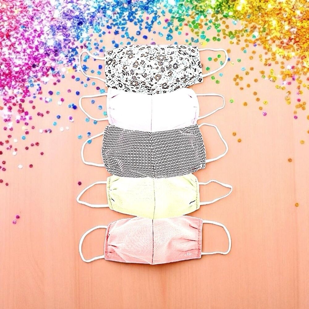 TO THE MARKET Face Masks Bundle of 5 New In Package MSRP $50